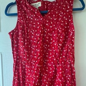 Medium Red casual dress short